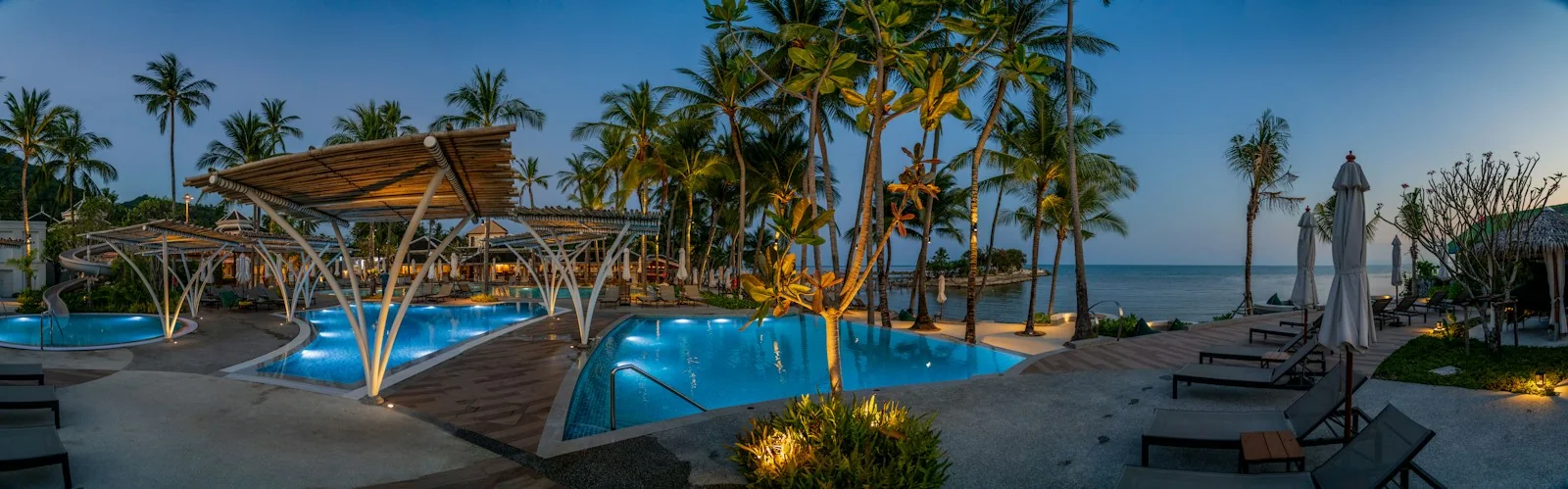 Resort pool in Koh Samui